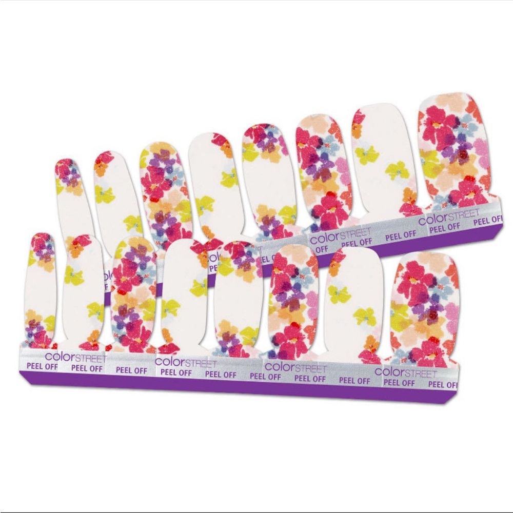 *Retired* Color Street: Avant Garden | Floral Spring White Pastel Pink Purple - Picture 16 of 16